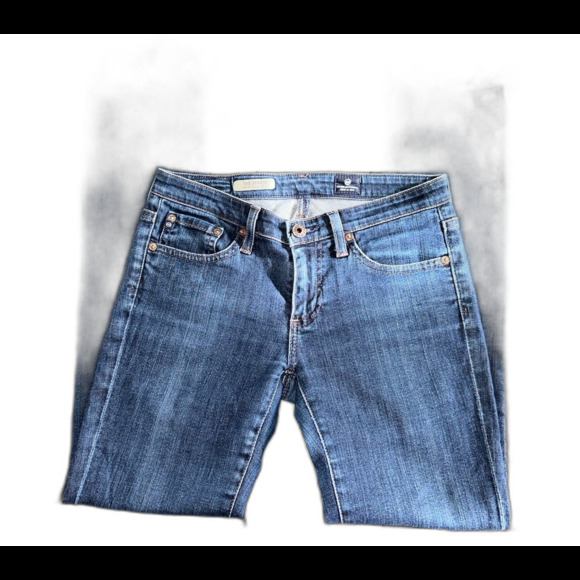 AG Adriano Goldschmied The Stevie Slim Straight Jeans Size 26R - Picture 2 of 9